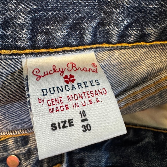 90s Lucky Brand Peanut Pant Jeans Womens 10 Bootcut Yellowstone Landman USA Made - Picture 5 of 9